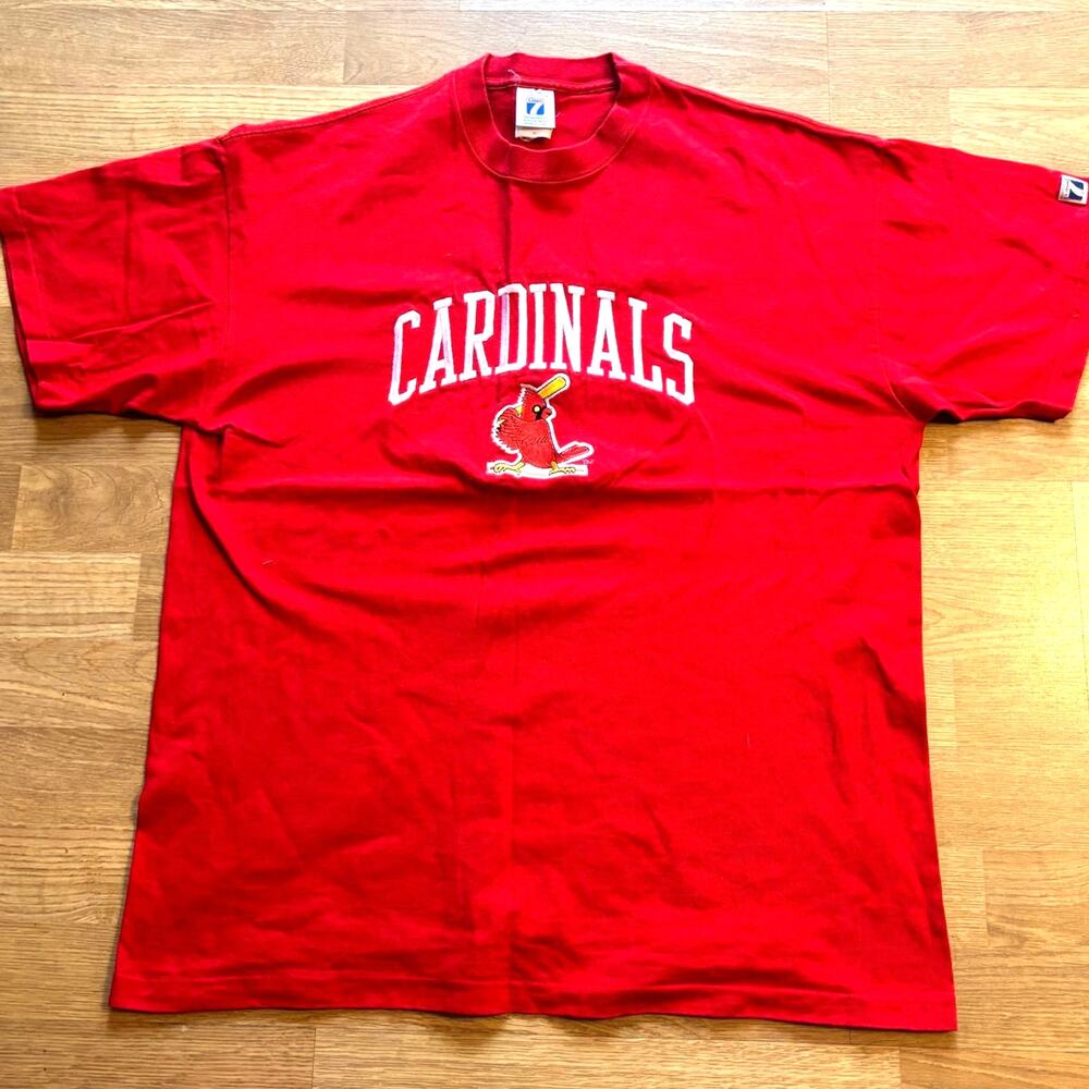 VINTAGE 90s STL CARDINALS T SHIRT XL MENS MLB LOGO 7